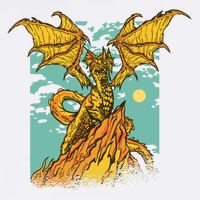 Powerful Dragon Creature Premium T-Shirt