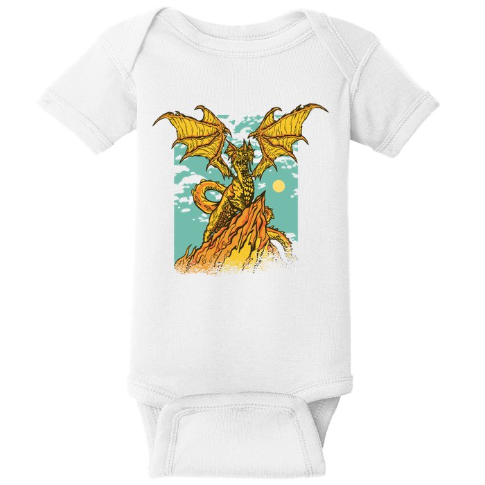 Powerful Dragon Creature Baby Bodysuit