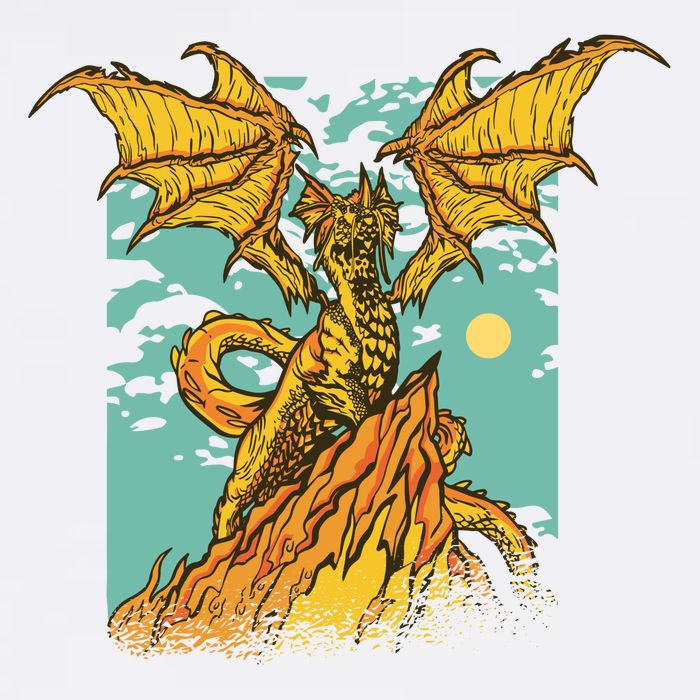Powerful Dragon Creature Baby Bodysuit