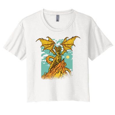 Powerful Dragon Creature Women's Crop Top Tee