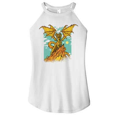 Powerful Dragon Creature Women’s Perfect Tri Rocker Tank