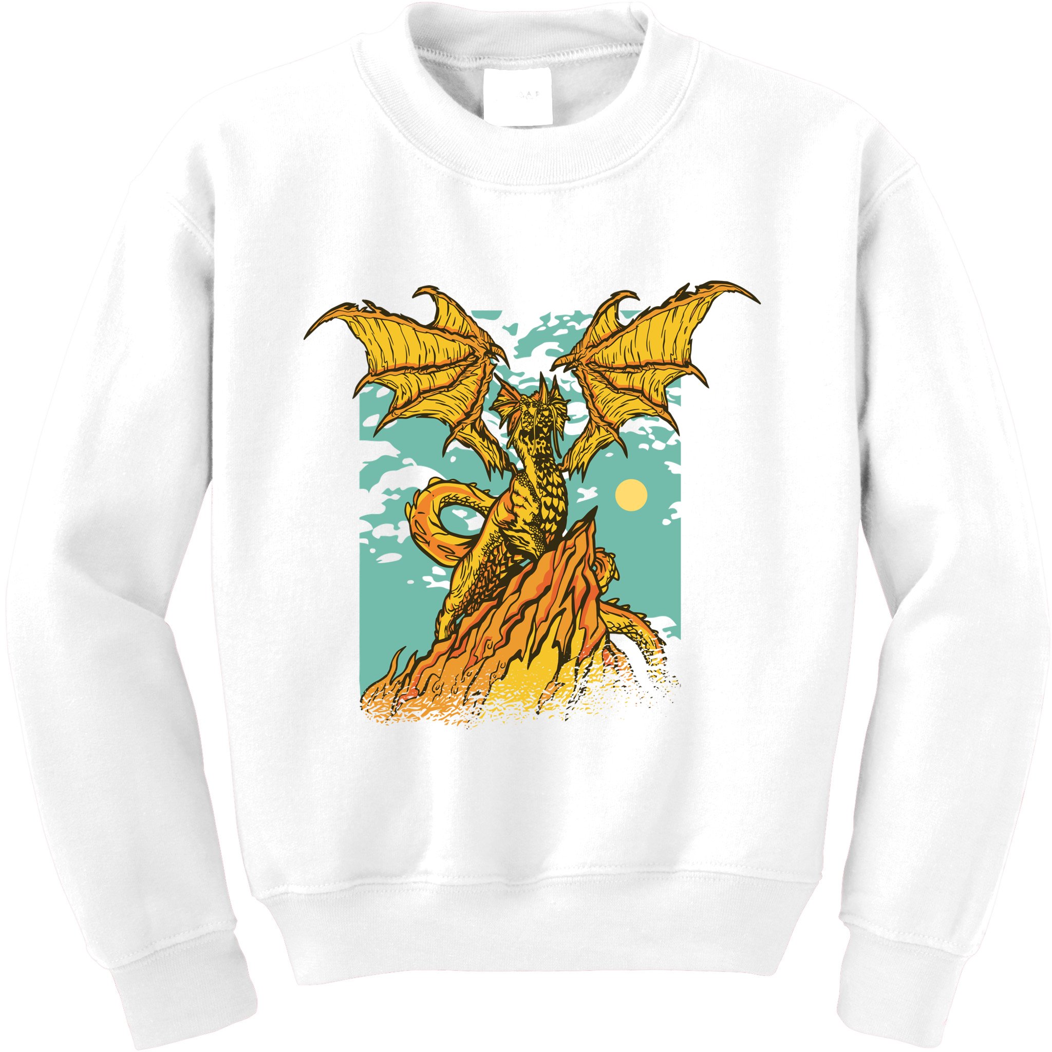 Powerful Dragon Creature Kids Sweatshirt