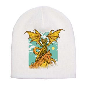 Powerful Dragon Creature Short Acrylic Beanie