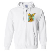 Powerful Dragon Creature Full Zip Hoodie