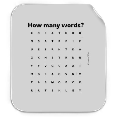 Puzzle On Your Back Conversation Starter Word Fun And Games Permanent Decal Sticker