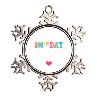 Para Paraprofessional 100th Day Of School 100 Days Smarter Gift Metallic Star Ornament