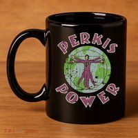 Perkis Power 1995 11oz C Handle Ceramic Mug