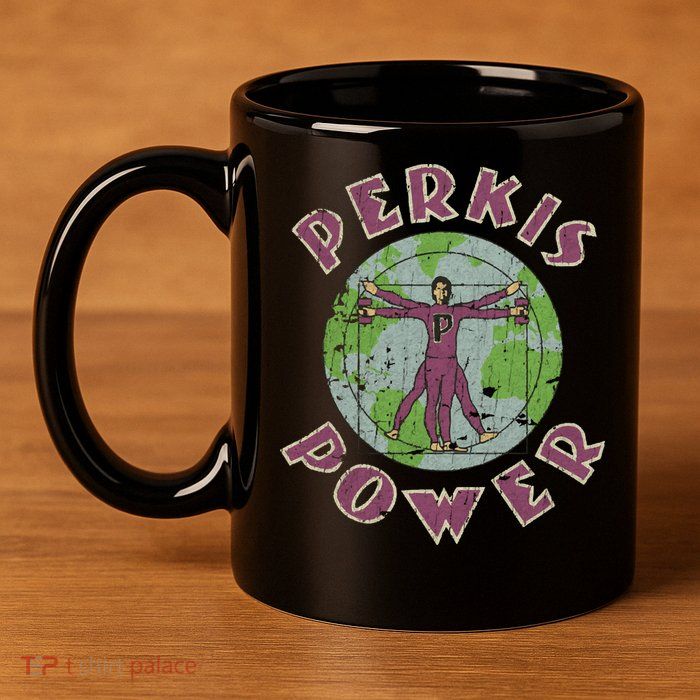 Perkis Power 1995 11oz C Handle Ceramic Mug