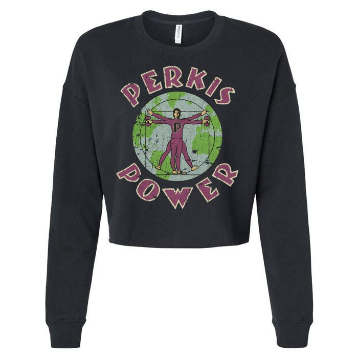 Perkis Power 1995 Cropped Pullover Crew