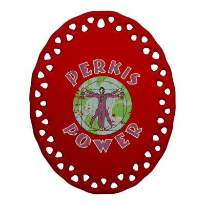 Perkis Power 1995 Ceramic Oval Ornament