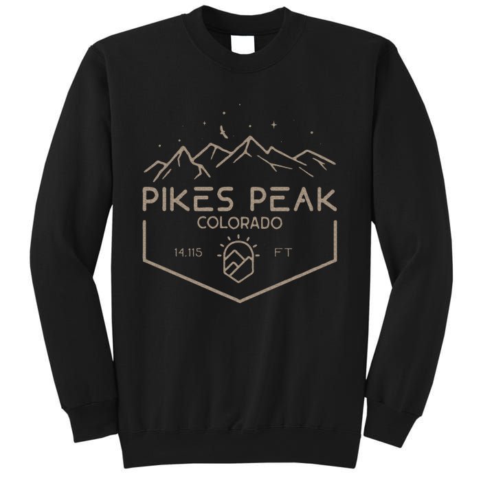 Pikes Peak 14115 Ft. Colorado Mountains Sweatshirt