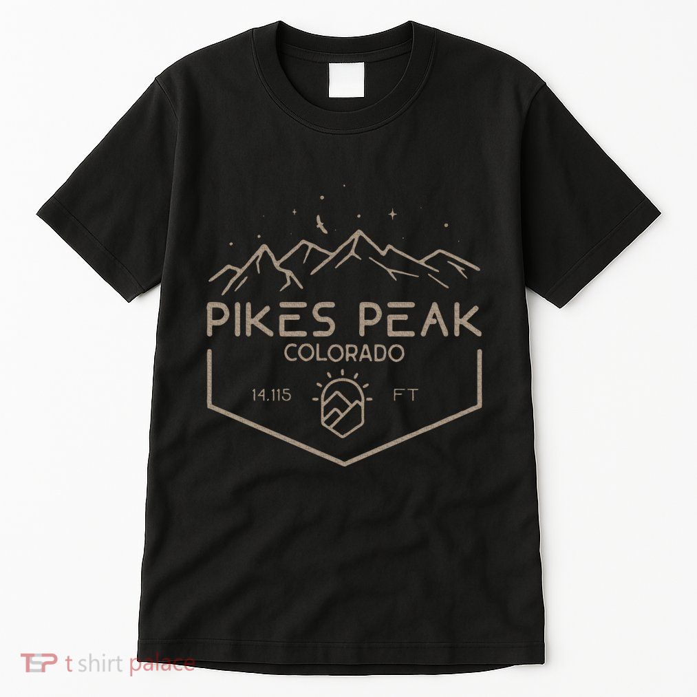 Pikes Peak 14115 Ft. Colorado Mountains Tall T-Shirt