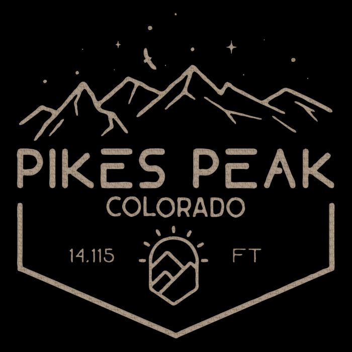 Pikes Peak 14115 Ft. Colorado Mountains Backpack