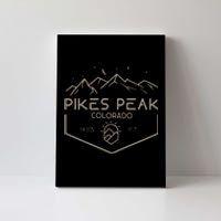 Pikes Peak 14115 Ft. Colorado Mountains Canvas