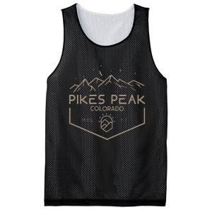 Pikes Peak 14115 Ft. Colorado Mountains Mesh Reversible Basketball Jersey Tank