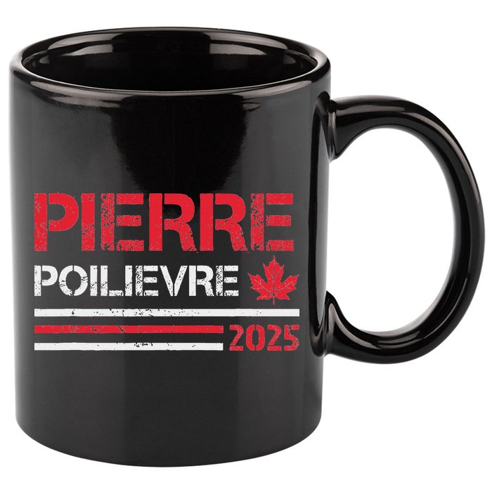 Pierre Poilievre 2025 Pierre Poilievre For Prime Minister 11oz C Handle Ceramic Mug