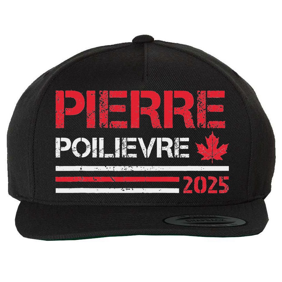 Pierre Poilievre 2025 Pierre Poilievre For Prime Minister Wool Snapback Cap