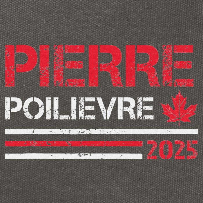 Pierre Poilievre 2025 Pierre Poilievre For Prime Minister Cotton Canvas Backpack