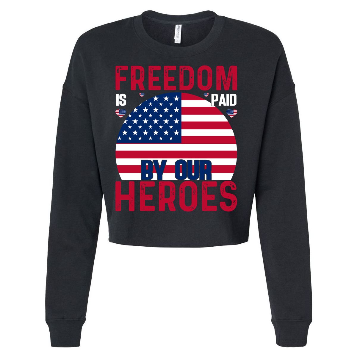 P Cropped Pullover Crew