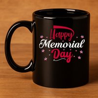 P 11oz C Handle Ceramic Mug
