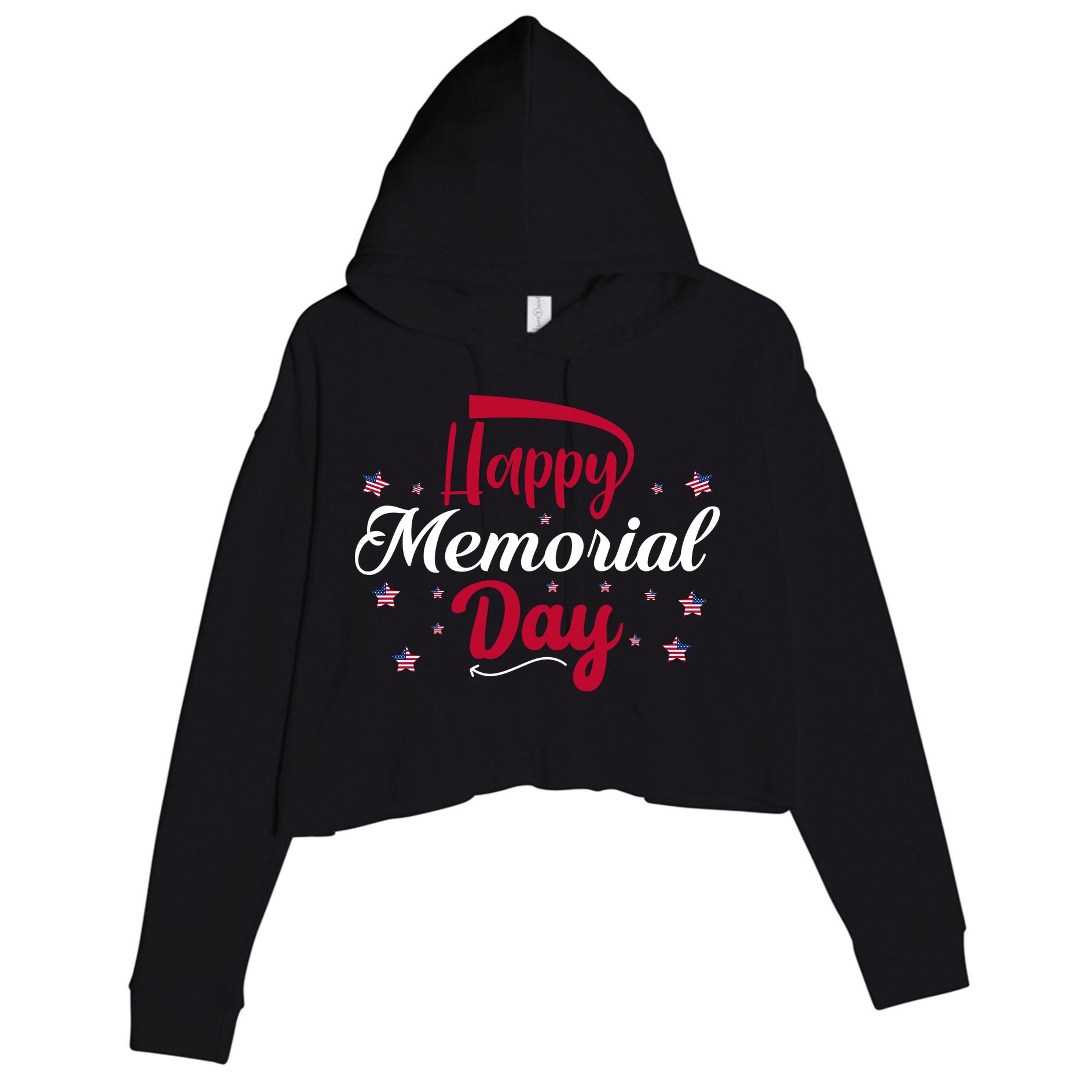 P Crop Fleece Hoodie