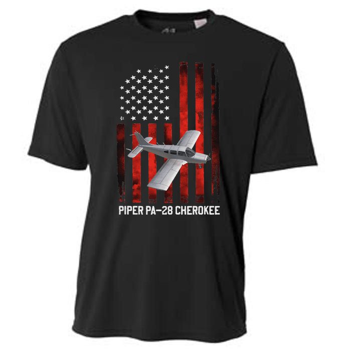 Piper Pa 28 Cherokee Plane Piper Pa 28 140 Flight Training Cooling Performance Crew T-Shirt