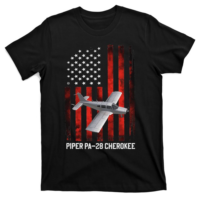 Piper Pa 28 Cherokee Plane Piper Pa 28 140 Flight Training T-Shirt