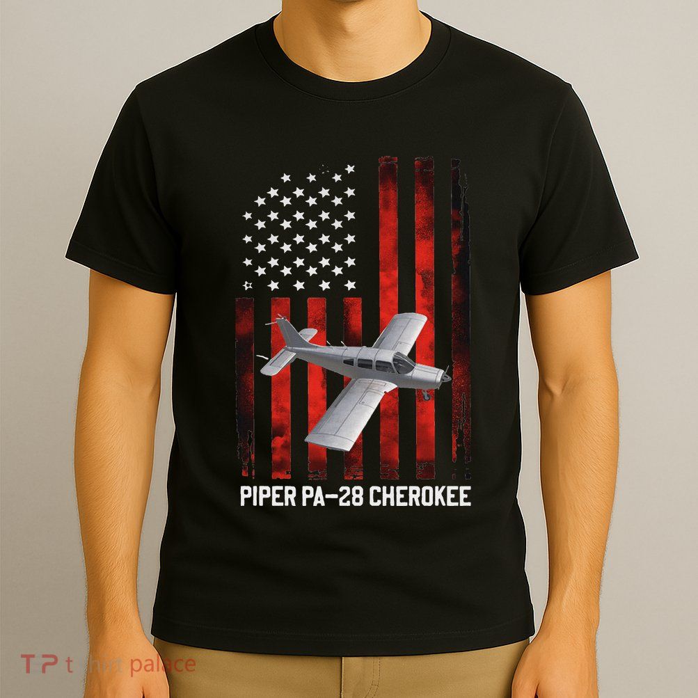 Piper Pa 28 Cherokee Plane Piper Pa 28 140 Flight Training T-Shirt