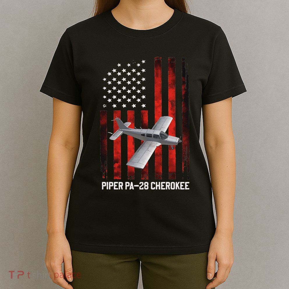 Piper Pa 28 Cherokee Plane Piper Pa 28 140 Flight Training T-Shirt