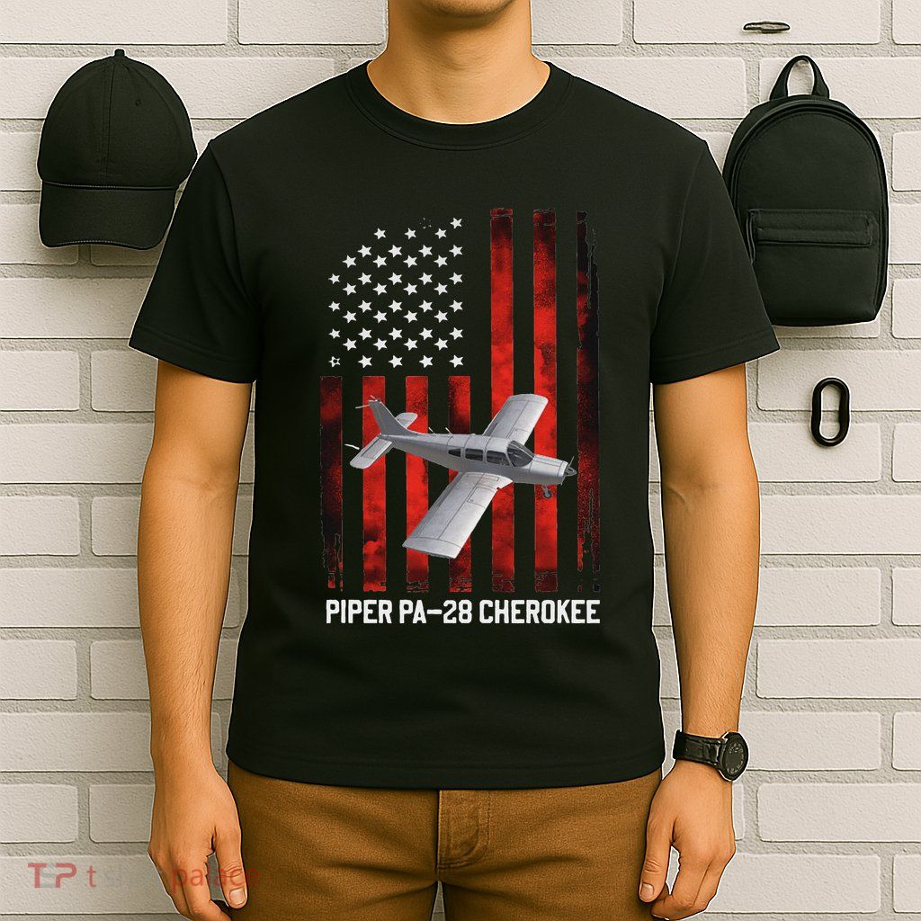 Piper Pa 28 Cherokee Plane Piper Pa 28 140 Flight Training T-Shirt