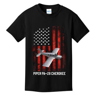 Piper Pa 28 Cherokee Plane Piper Pa 28 140 Flight Training Kids T-Shirt