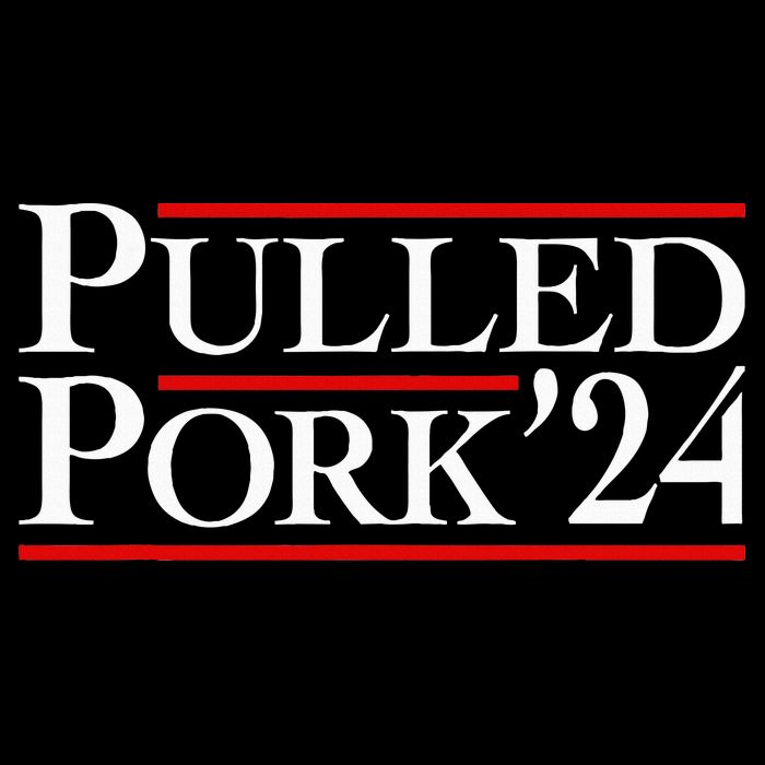 Pulled Pork 24 Funny Bbq Lover Political Slogan Humor Pun Bag