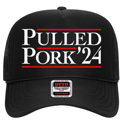 Pulled Pork 24 Funny Bbq Lover Political Slogan Humor Pun Trucker Hat