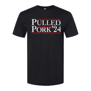 Pulled Pork 24 Funny Bbq Lover Political Slogan Humor Pun Softstyle® CVC T-Shirt