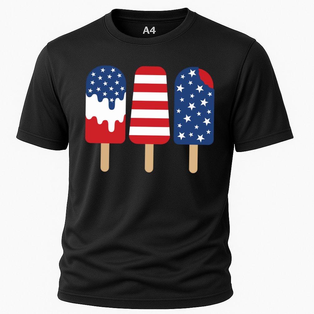 Patriotic Popsicle 4th Of July Family Performance Shirt