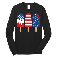 Patriotic Popsicle 4th Of July Family Long Sleeve Shirt
