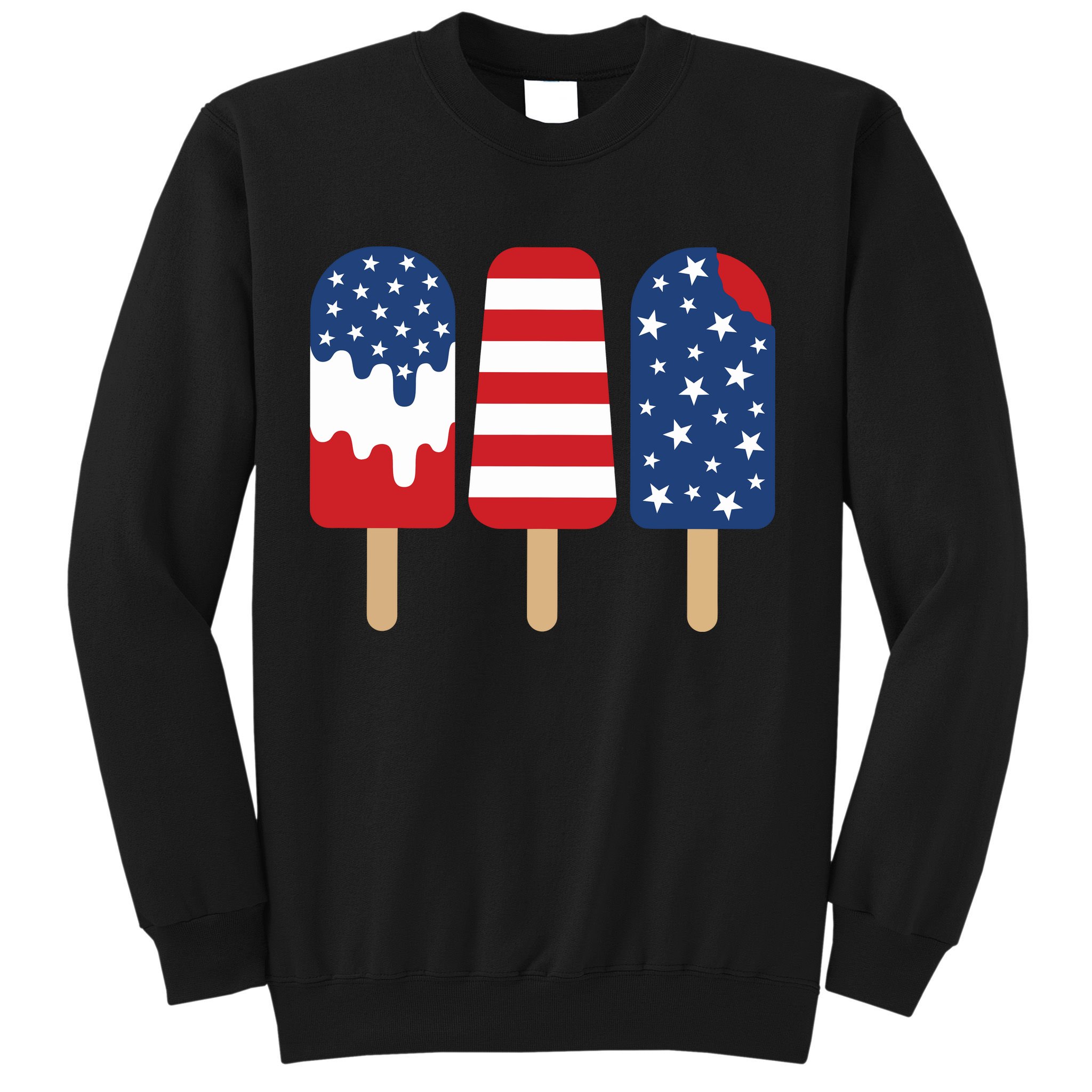 Patriotic Popsicle 4th Of July Family Sweatshirt