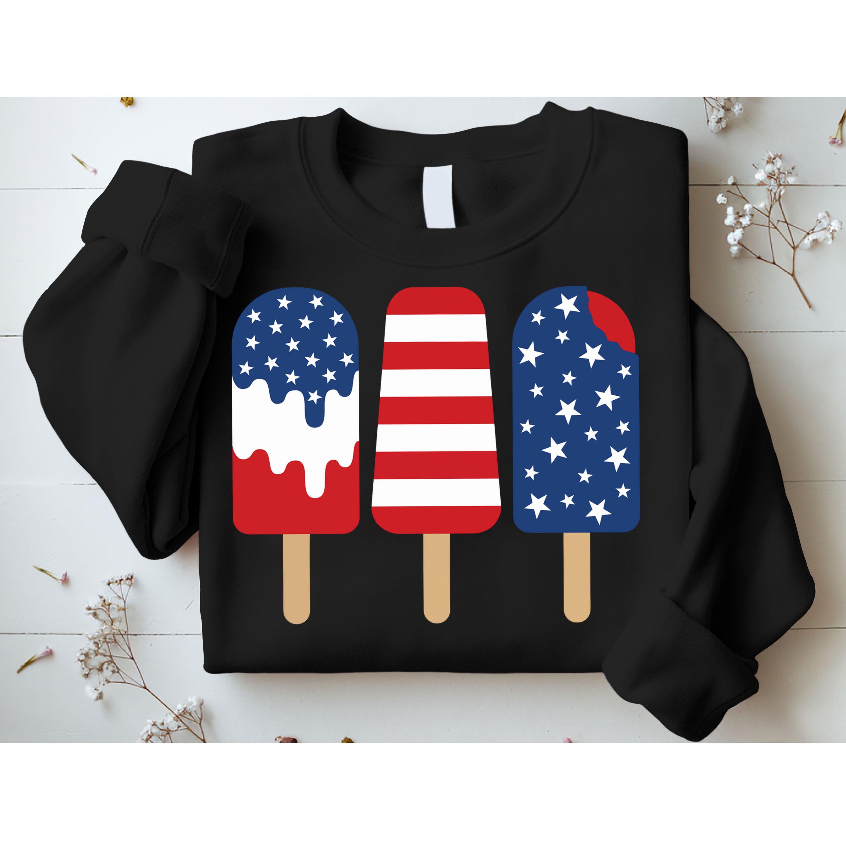 Patriotic Popsicle 4th Of July Family Sweatshirt