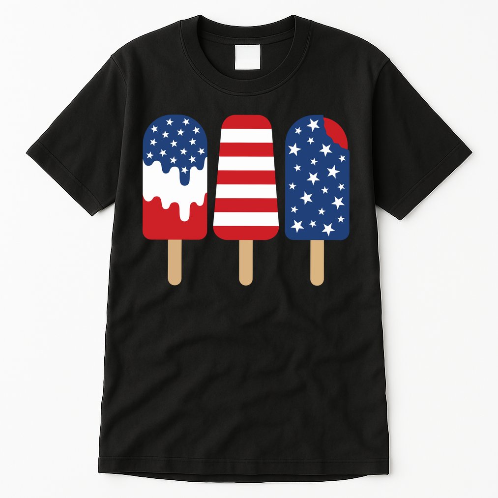 Patriotic Popsicle 4th Of July Family Tall T-Shirt