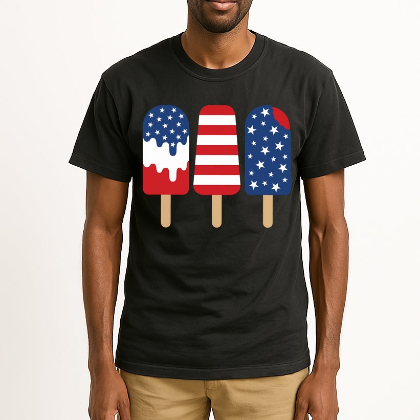 Patriotic Popsicle 4th Of July Family Tall T-Shirt