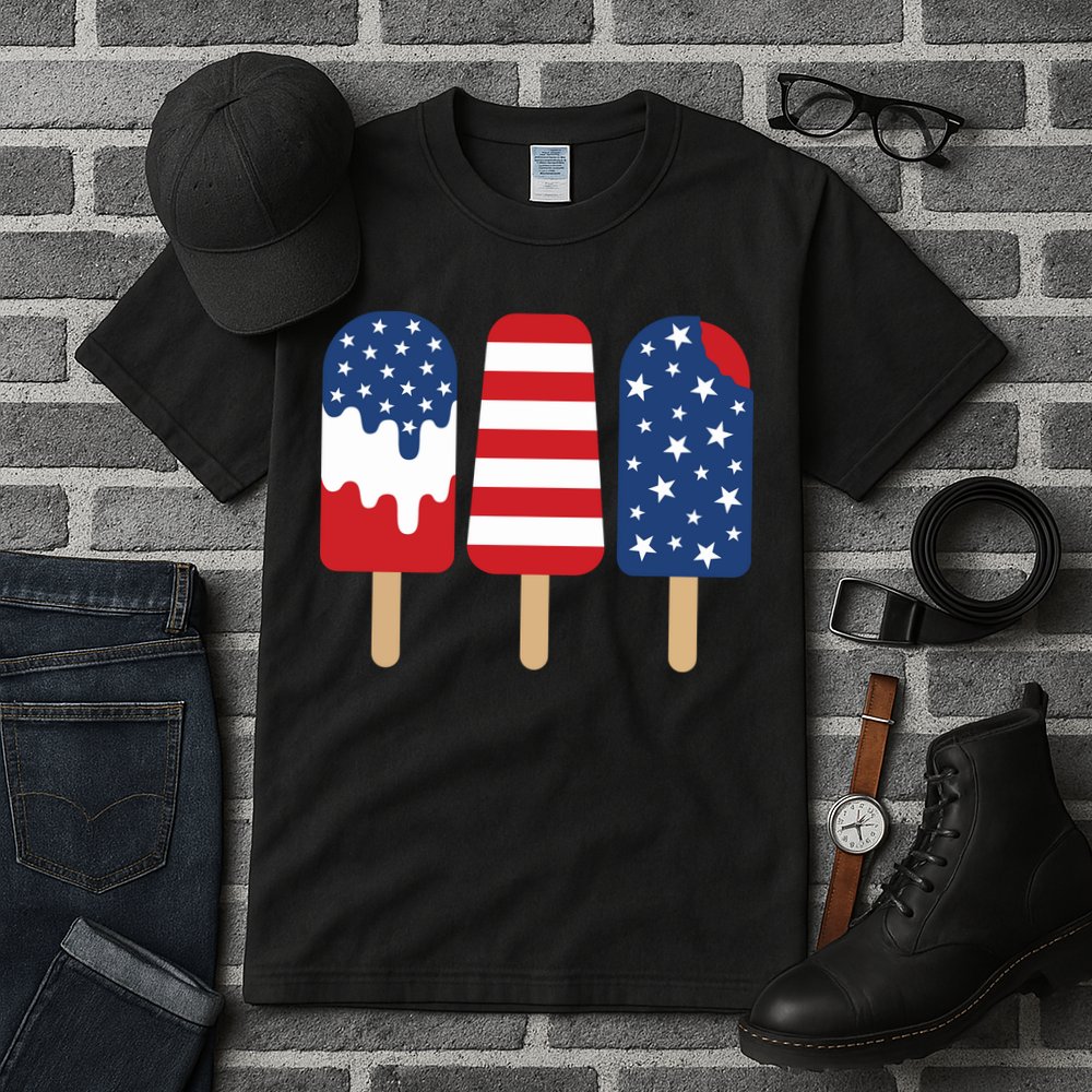 Patriotic Popsicle 4th Of July Family Tall T-Shirt
