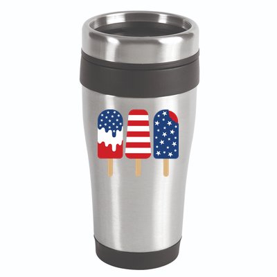 Patriotic Popsicle 4th Of July Family 16oz Travel Tumbler