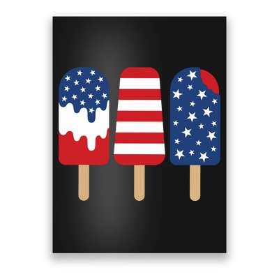 Patriotic Popsicle 4th Of July Family Poster