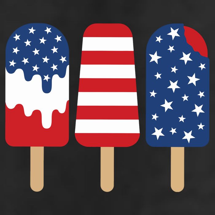 Patriotic Popsicle 4th Of July Family Golf Towel