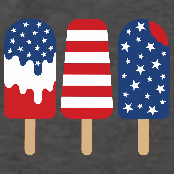 Patriotic Popsicle 4th Of July Family Vector Backpack