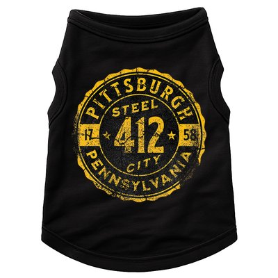 Pittsburgh Pennsylvania 412 Steel City Home Vintage Doggie Tank