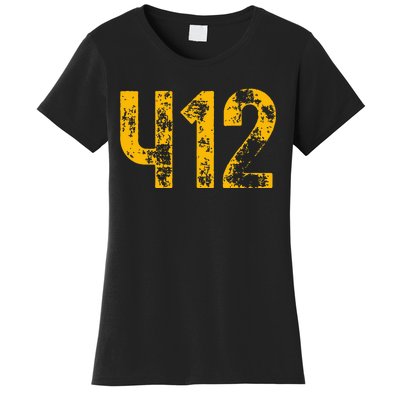 Pittsburgh Pennsylvania 412 Steel City Home Pride Women's T-Shirt