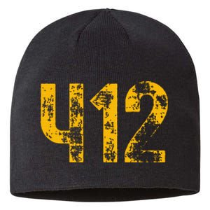 Pittsburgh Pennsylvania 412 Sl City Home Pride Sustainable Beanie