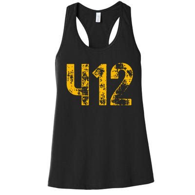 Pittsburgh Pennsylvania 412 Sl City Home Pride Women's Racerback Tank