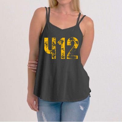 Pittsburgh Pennsylvania 412 Sl City Home Pride Women's Strappy Tank